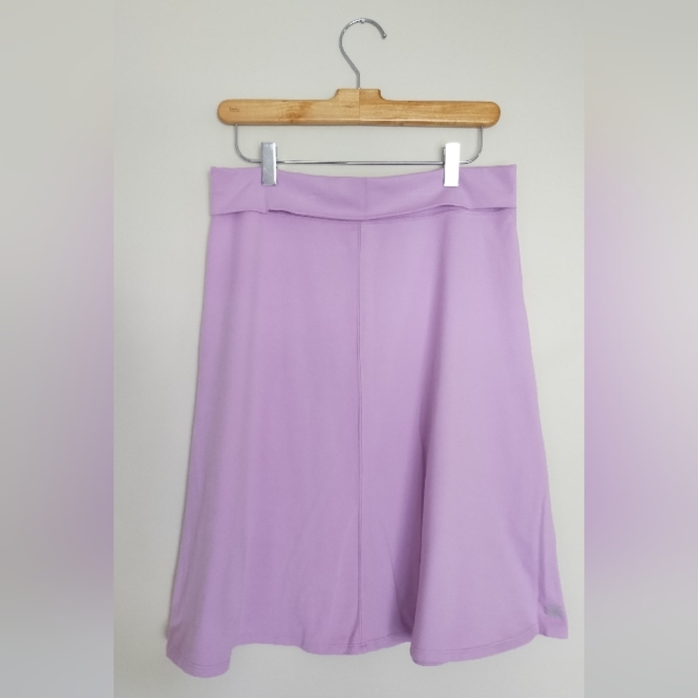 Athleta - Nusa Fold Over A Line Skirt - Light Pink / Purple - Size Medium - VGUC